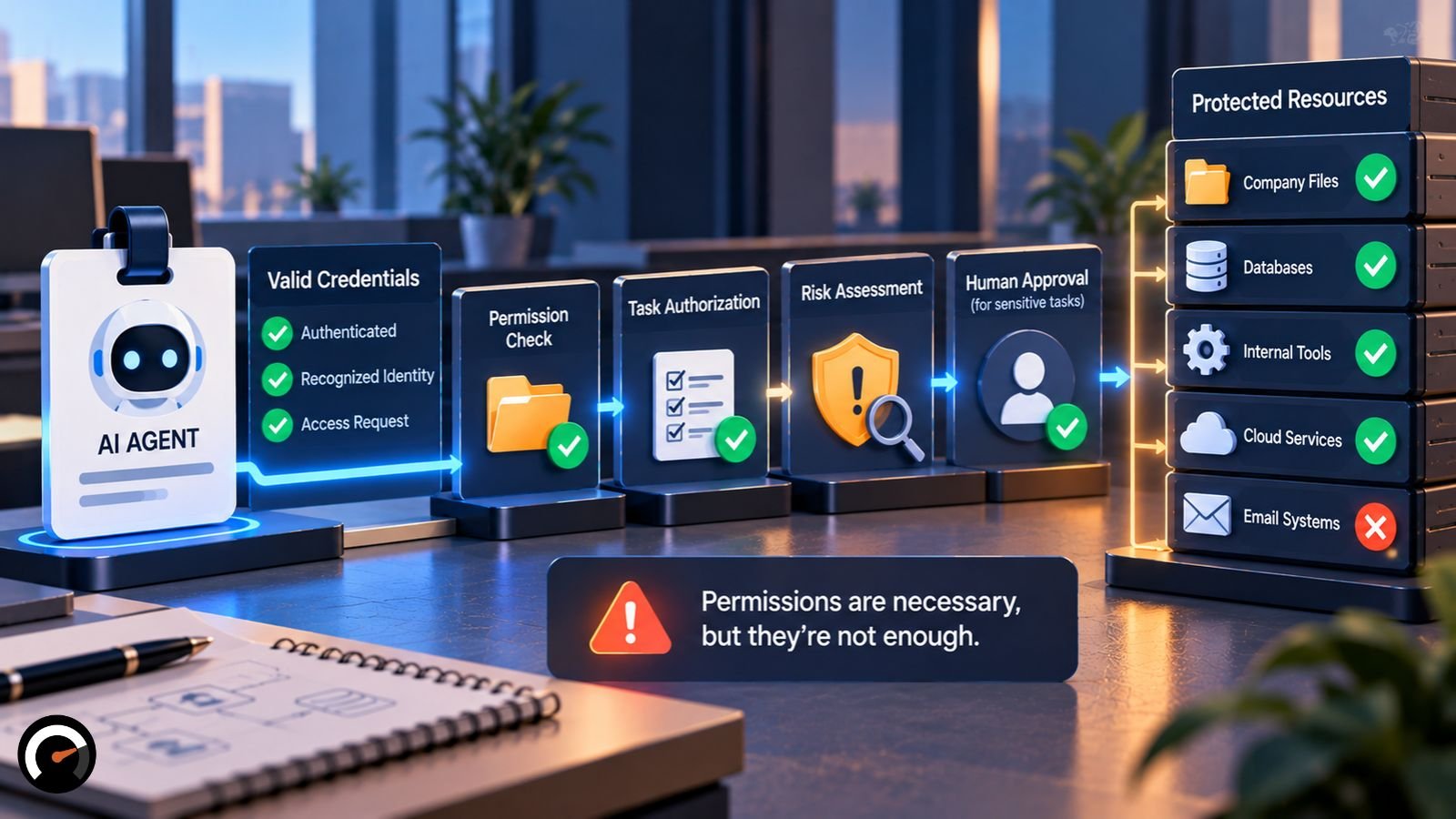 Do Permissions Alone Keep AI Agents Safe