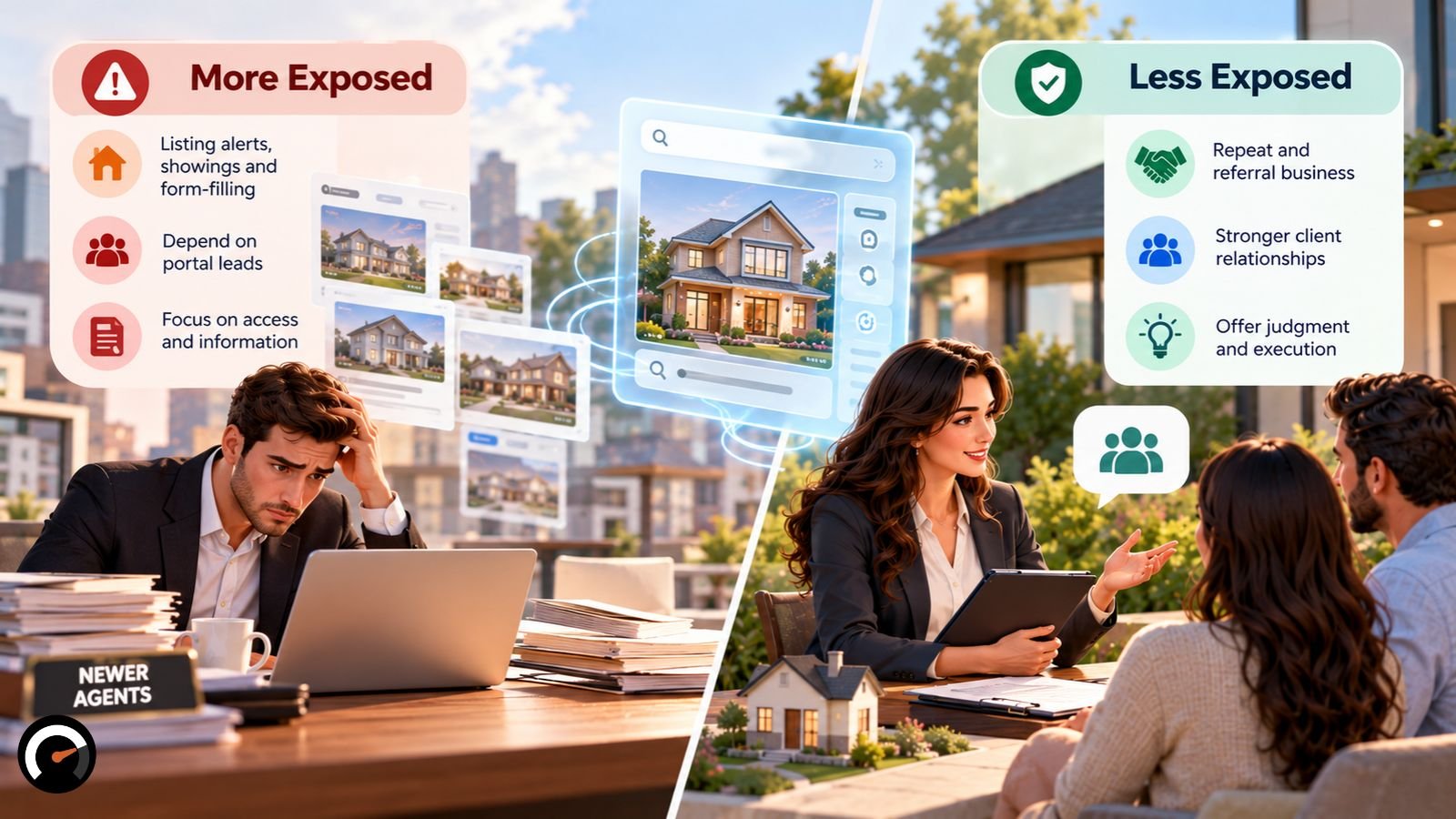 Which Real Estate Agents Face the Most Risk From AI